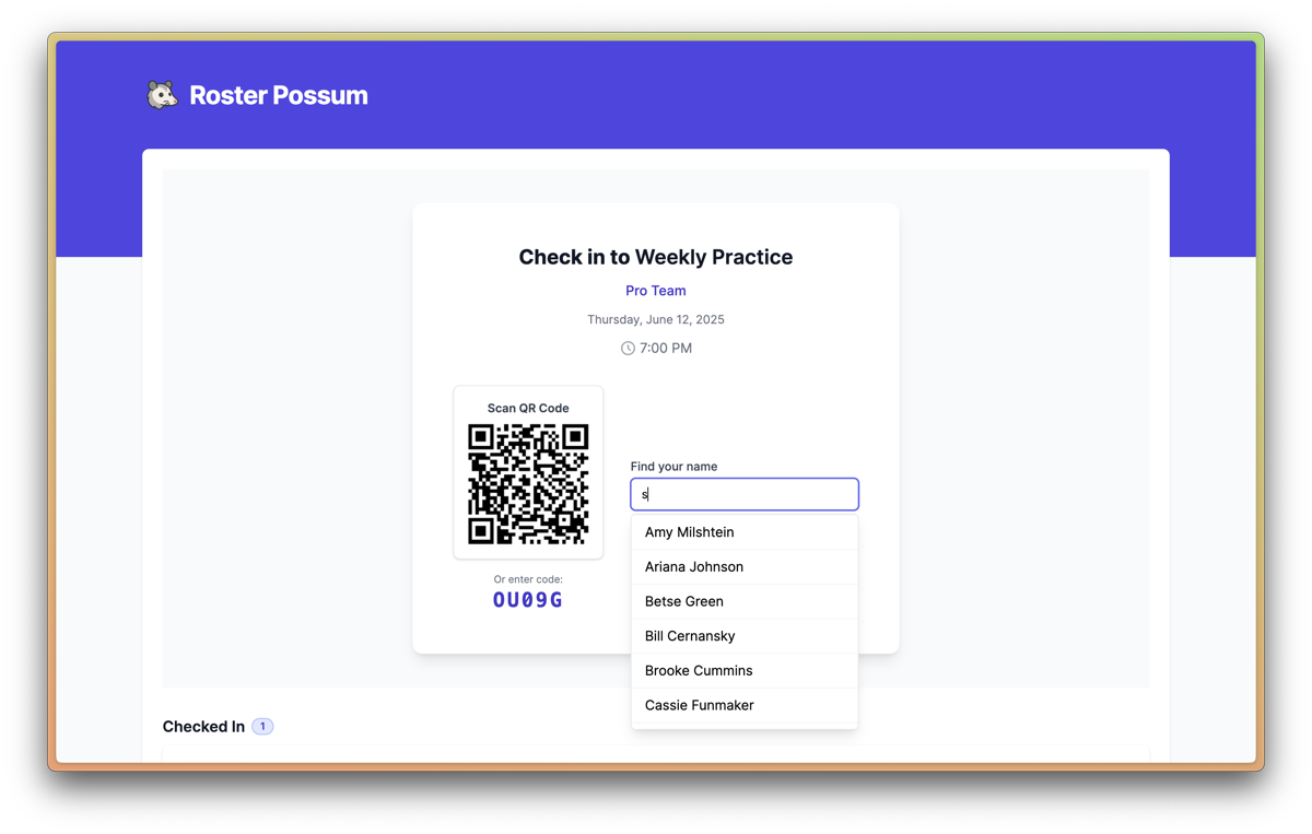 App screenshot